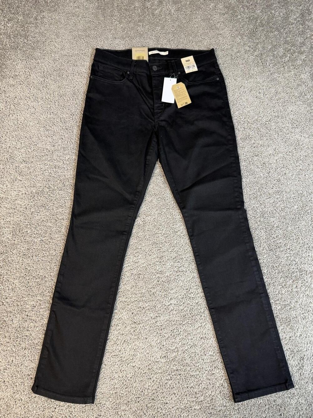 Levi's Jeans Womens 30 X 30 Black 311 Shaping Skinny Mid Rise Stellar Stretch